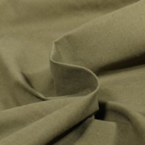 Tissu Coton uni Vert kaki