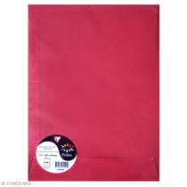 Enveloppe Pollen 229 x 324 - 120 g - Rouge groseille - 5 pcs