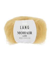 Pelote de Mohair et soie à tricoter MOHAIR LUXE - 25 GR -Lang Yarns 150 Jaune