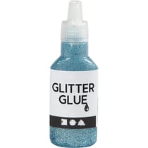 Colle à paillettes, bleu clair, 25 ml/ 1 flacon