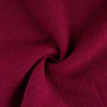 Tissu Laine bouillie Isolde uni Bordeaux