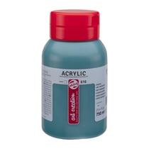 Peinture acrylique - Vert Émeraude - 616 - Pot de 750 ml - Talens Art Creation