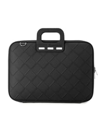 Mallette Bombata Intrecciato 15'' - Noir