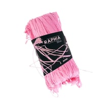 MégaCréa DIY - Raphia naturel Rose 50 g