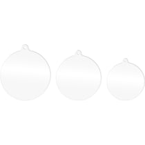 3 silhouettes boules acryliques - Artemio