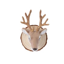 1 Suspension Tête de Renne (9 cm) - Bois