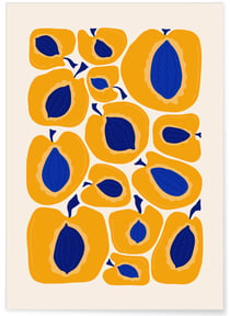 Affiche Papayes Exotiques | A3 : 29,7x42cm
