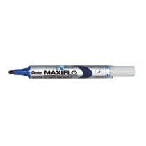 Lot de 12 marqueurs tableau blanc - PENTEL - Pointe ogive fine 2,0 mm - Bleu - MAXIFLO MWL5S