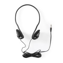 Nedis Casque Filaire Jack 3.5mm avec Basses Puissantes Ultra-léger 1.10m Noir
