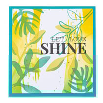 Pochoirs superposables feuillage aquarelle - Sizzix