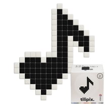 Kit mosaïque DIY pixel art - Coeur note de musique - Mini