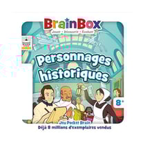 Jeu de culture générale Asmodee BrainBox Pocket Personnages Historiques