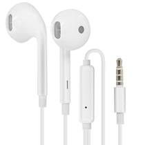 Écouteurs Filaires Jack 3.5mm Télécommande Microphone MH135 Oppo Blanc