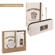 Set de Papeterie Harry Potter Gryffondor Eco-Friendly - Trousse, Carnet et Stylo