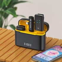 Microphone Sans Fil Réduction De Bruit Smart Avec Compartiment De Charge YONIS