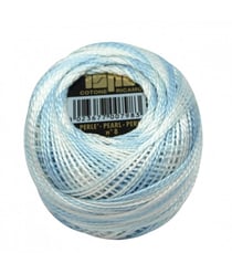 Coton perlé ISPE N°8 - 10GR - Distrifil 027 Bleu ciel