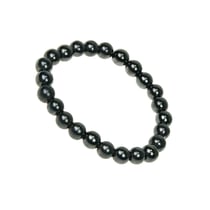 Bracelet Hématite Perles rondes 8 mm - Omsaé