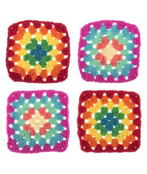 Mon premier kit de crochet – Granny Squares - Trimits Multicolore