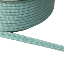 Double cordon 9mm vert bleu au mètre