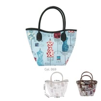 Sac couture 31cmx22cmx11cmx18cm mannequins bleus