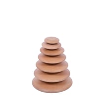 7 galets en bois - Jouet créatif et éducatif