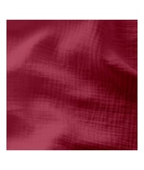 Tissu Double Gaze de coton gaufrée de 130 CM de largeur Pourpre vendu par 50 cm