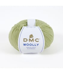 Pelote 100% Laine Vierge Woolly - DMC 890 Anis