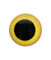 Oeil Sécurité - diamétre 12mm - Distrifil Jaune