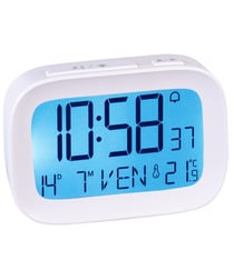 REVEIL AVEC THERMOMETRE SLD 3850 BLANC TREVI