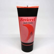 Peinture Acrylique en tube rouge vermillon 200ml - Amt