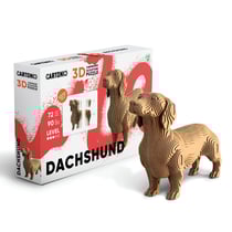 Cartonic® Sculpture-Puzzle 3D carton - Chien Dachshund
