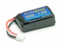 Batterie LiPo FliteZone 500 - 7.4V (ex. 120X)