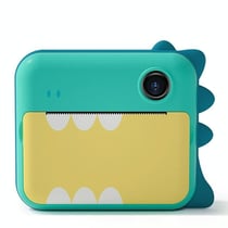 Appareil Photo Enfant 16GB Double Objectif Impression Instantanée Rose Chat YONIS