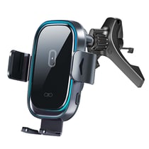 Force Power Support Voiture avec Charge sans Fil 15W Qi Rapide Noir