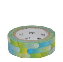 Masking tape - Dégradé bleu et vert - 7 m x 15mm