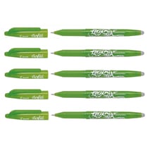 Lot de 5 Stylos Roller Encre Gel Effaçable FriXion Ball 0,7 Citron Vert