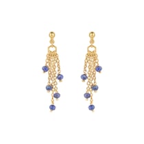 Boucles d'oreilles Elyssa en pierres Lapis-lazuli