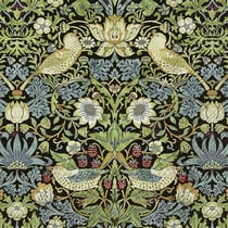 Lot de 4 serviettes en papier découpage collage 33 cm OISEAU WILLIAM MORRIS O 210