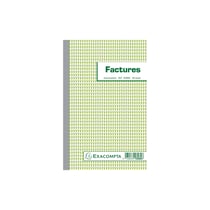Manifold Factures 21x13,5cm 50 feuillets dupli auocopiants - Motif| - x 10 - Exacompta