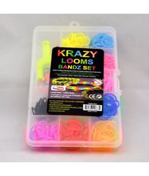 Kit de voyage KRAZY LOOMS BANDZ Blanc