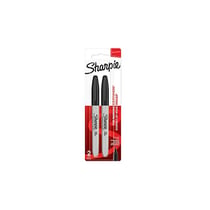 Sharpie Marqueur permanent FINE, blister de 2, noir