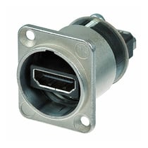 Neutrik Adaptateur HDMI avec Ethernet High Speed Argent