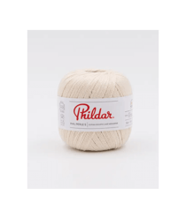 Cotons à Crocheter PHIL PERLE 5 - Phildar Ivoire