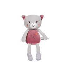 Peluche - Petits Musicaux "Bamboo" Chat - 15 cm s/carte