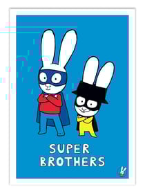 Affiche - Super Heroes Brothers - Simon Super Rabbit