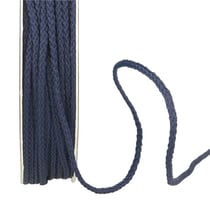 Bobine 30m cordelière polyester 2mm marine