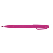 Lot de 12 stylos feutres pointe acrylique 1 mm - Pentel - Sign Pen S520 - Rose