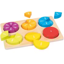 Jeu éducatif Les fractions