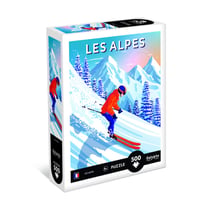 Puzzle 2D 500 pièces - Les Alpes - Sentosphère