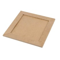 Cadre en bois 3 mm à décorer - 11 x 11 cm
